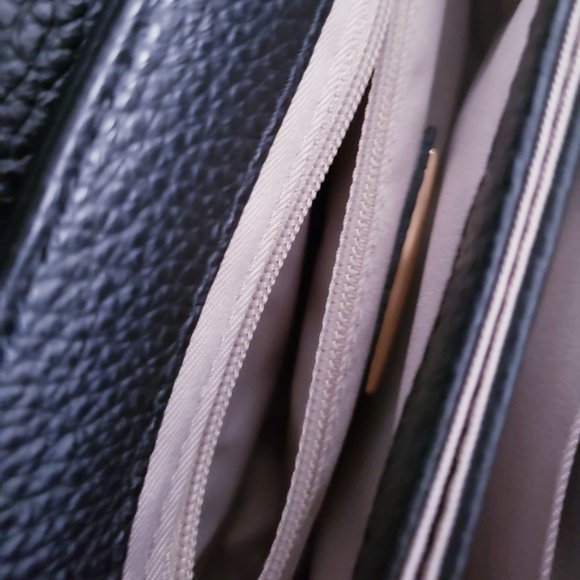 Valentino By Mario Valentino Isabelle Leather Crossbody Bag in Black - Picture 14 of 15